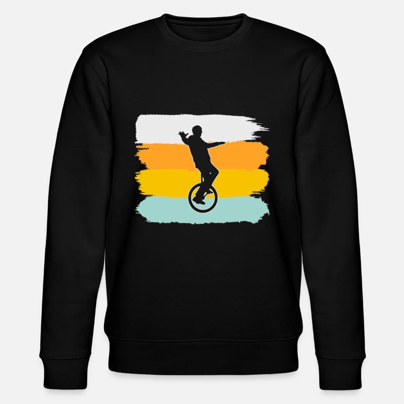 Rétro monocycle - Sweat bio CHANGER Stanley/Stella Unisexe - noir