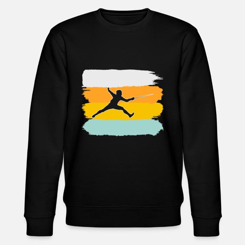 Escrime Rétro - Sweat bio CHANGER Stanley/Stella Unisexe - noir