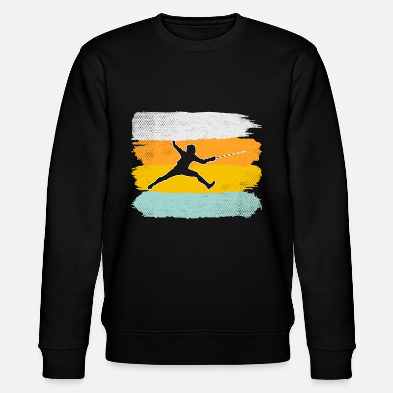 Escrime Rétro - Sweat bio CHANGER Stanley/Stella Unisexe - noir