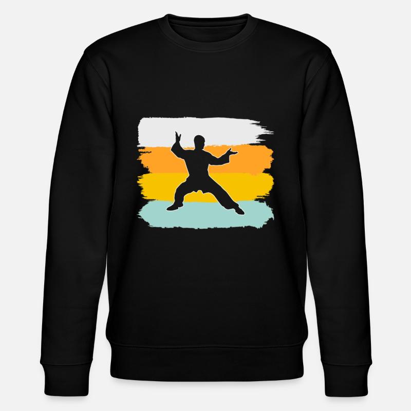 Kampfsport Retro - Stanley/Stella Unisex Bio-Sweatshirt CHANGER - Schwarz