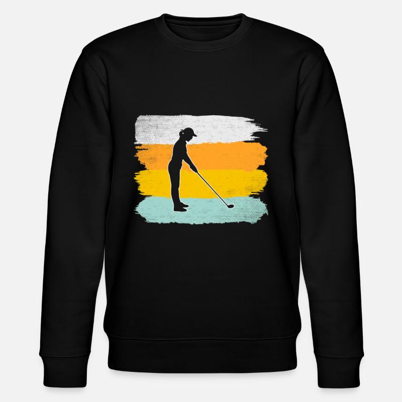 Golf Rétro - Sweat bio CHANGER Stanley/Stella Unisexe - noir