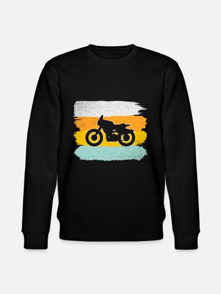Motorcycle Retro - Stanley/Stella CHANGER Unisex Organic Sweatshirt - black