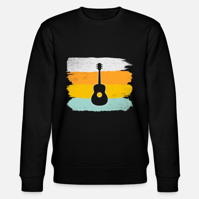 Guitare Rétro - Sweat bio CHANGER Stanley/Stella Unisexe - noir