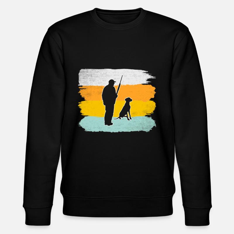 Chasse rétro - Sweat bio CHANGER Stanley/Stella Unisexe - noir