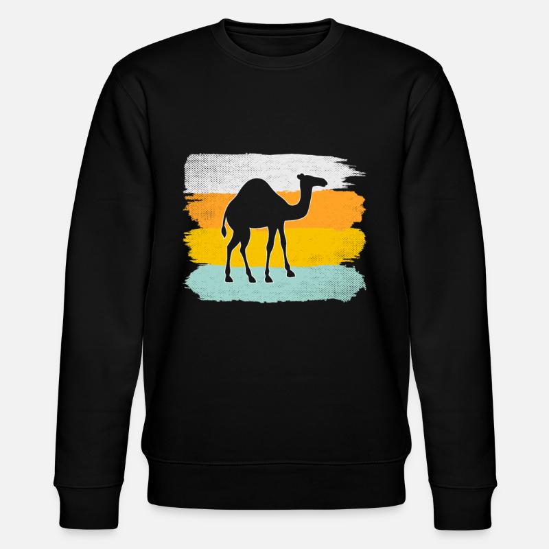 Camel Rétro - Sweat bio CHANGER Stanley/Stella Unisexe - noir