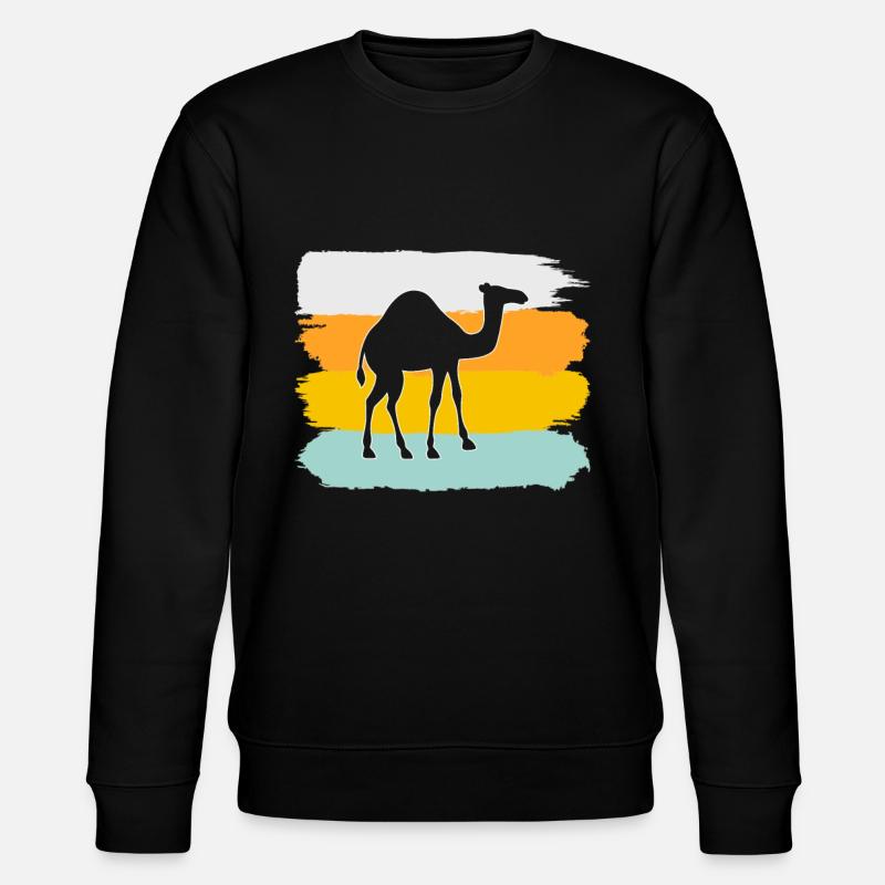 Camel Rétro - Sweat bio CHANGER Stanley/Stella Unisexe - noir