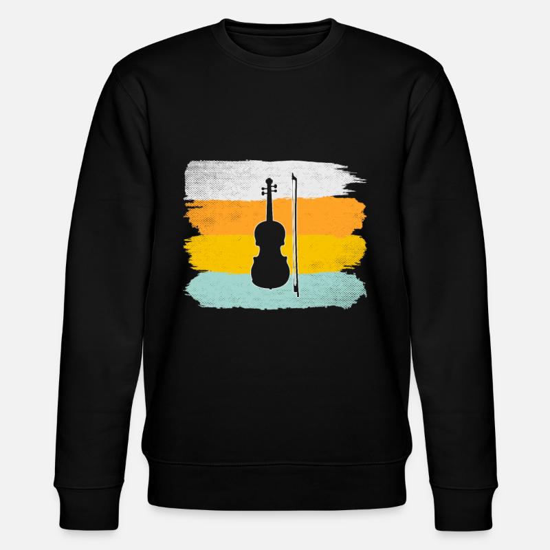 Violon Rétro - Sweat bio CHANGER Stanley/Stella Unisexe - noir
