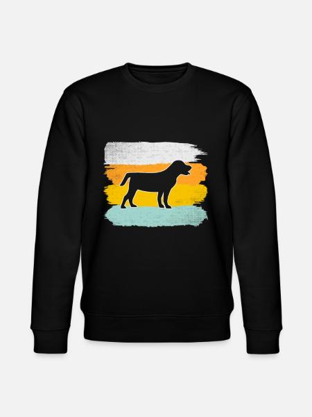 Dog Retro - Stanley/Stella CHANGER Unisex Organic Sweatshirt - black