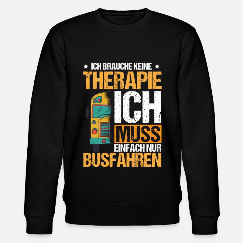 Busfahrer Beruf - Stanley/Stella Unisex Bio-Sweatshirt CHANGER  - Schwarz