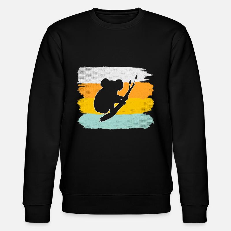 Koala Rétro - Sweat bio CHANGER Stanley/Stella Unisexe - noir