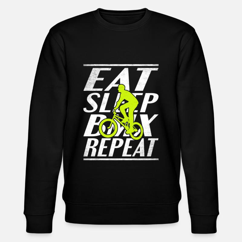 Food Sleeping Bmx - Stanley/Stella CHANGER Unisex Organic Sweatshirt - black