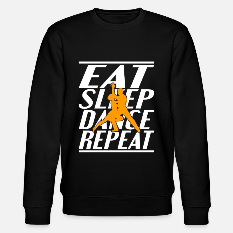 Nourriture Sommeil Danse - Sweat bio CHANGER Stanley/Stella Unisexe - noir