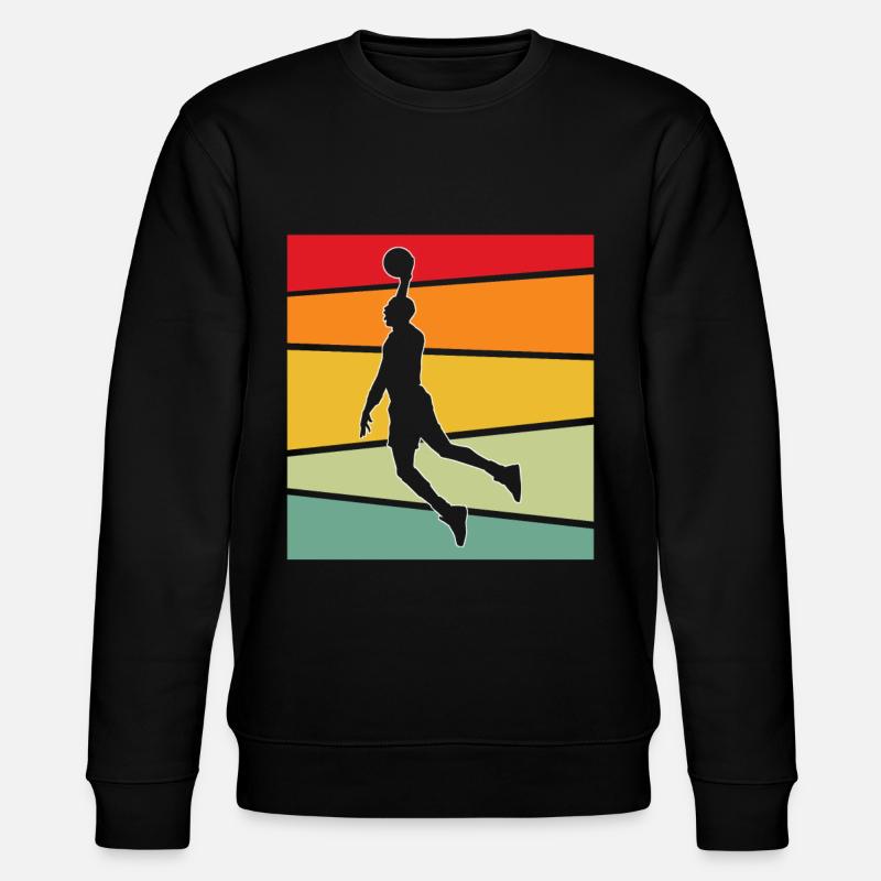 Basketball Rétro - Sweat bio CHANGER Stanley/Stella Unisexe - noir