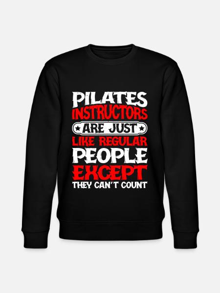 Pilates Instructors Can't Count - Stanley/Stella CHANGER Unisex Organic Sweatshirt - black
