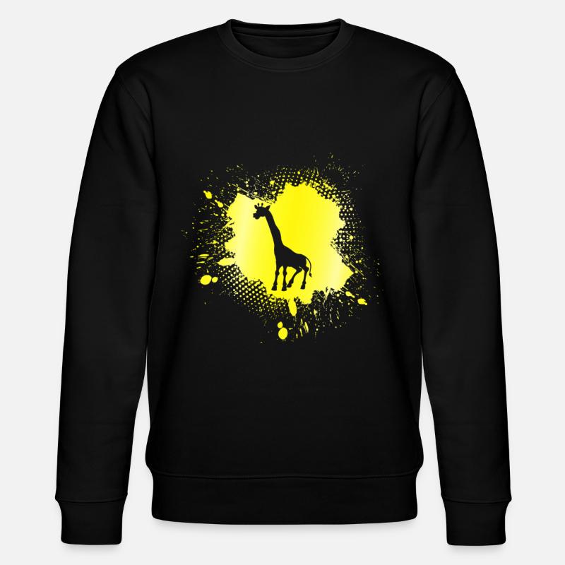 Giraffe - Stanley/Stella CHANGER Unisex Organic Sweatshirt - black