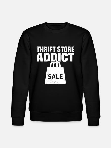 Secondhandladen Secondhand Öko Hipster Gebraucht - Stanley/Stella Unisex Bio-Sweatshirt CHANGER  - Schwarz