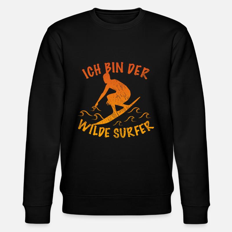 Citation de surf - Sweat bio CHANGER Stanley/Stella Unisexe - noir