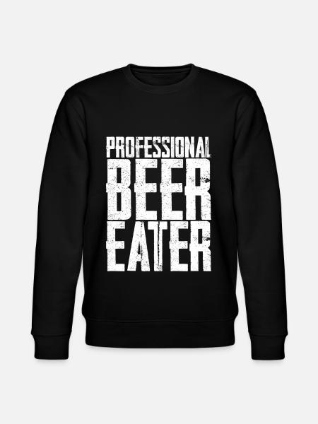 Professional Beer Eater - Stanley/Stella CHANGER Unisex Organic Sweatshirt - black