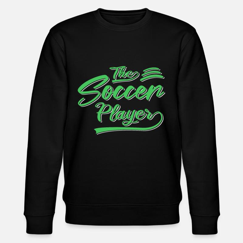 the soccer player - Stanley/Stella Unisex Bio-Sweatshirt CHANGER  - Schwarz