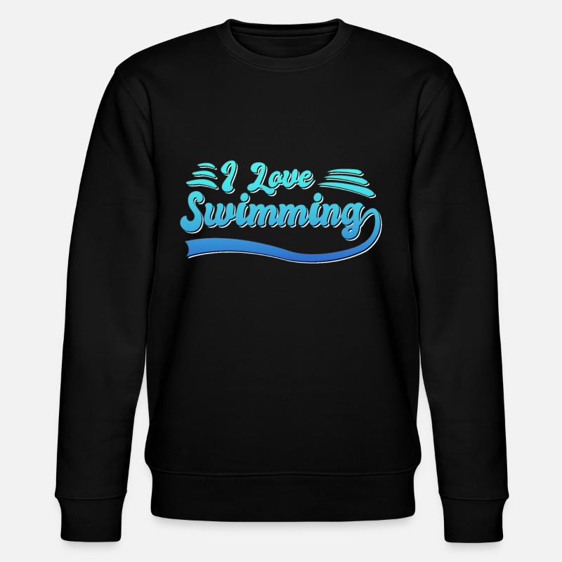 J’adore nager - Sweat bio CHANGER Stanley/Stella Unisexe - noir