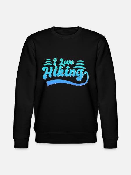 Ich liebe Wandern - Stanley/Stella Unisex Bio-Sweatshirt CHANGER - Schwarz