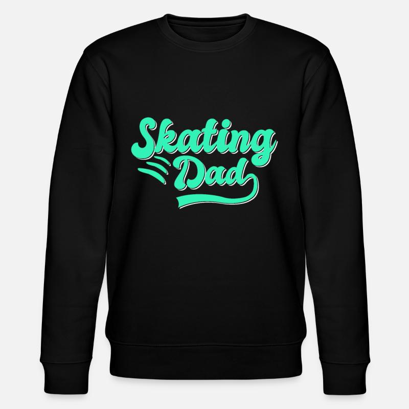 Patinage Papa Cadeau - Sweat bio CHANGER Stanley/Stella Unisexe - noir