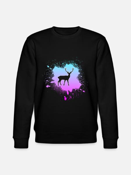 Deer - Stanley/Stella CHANGER Unisex Organic Sweatshirt - black