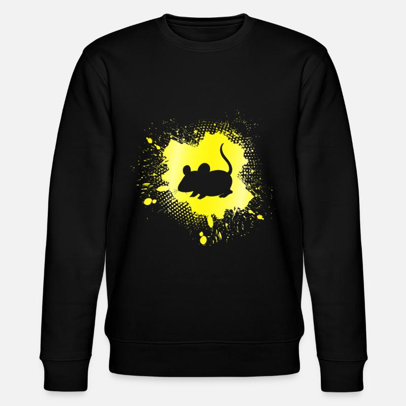 Mouse - Stanley/Stella CHANGER Unisex Organic Sweatshirt - black