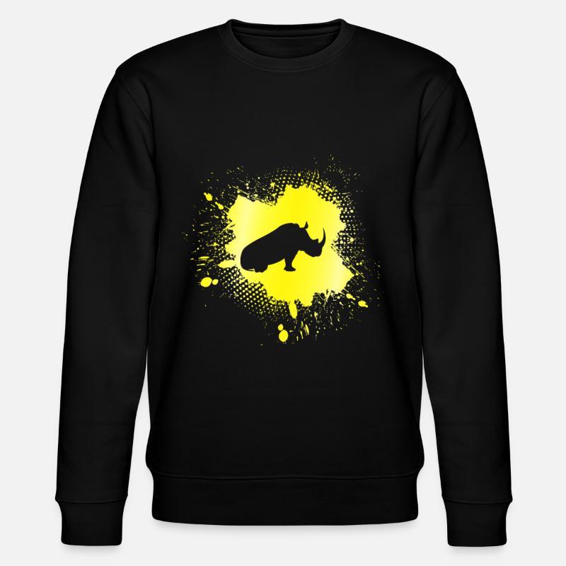 Nashorn - Stanley/Stella Unisex Bio-Sweatshirt CHANGER  - Schwarz