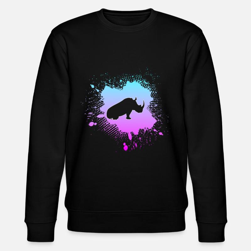 Rhinocéros - Sweat bio CHANGER Stanley/Stella Unisexe - noir