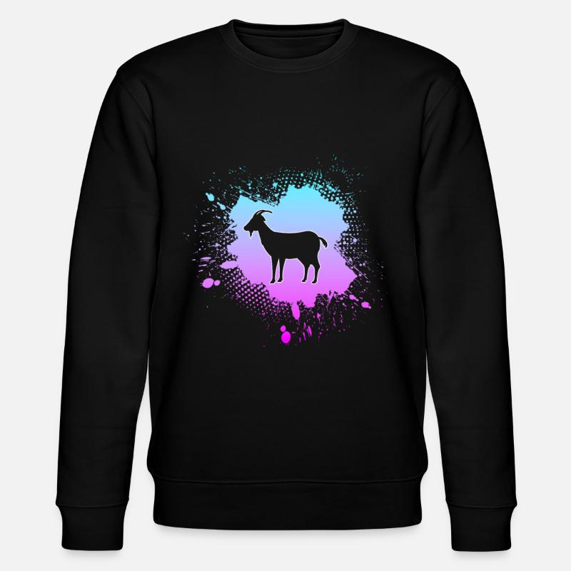 Chèvre - Sweat bio CHANGER Stanley/Stella Unisexe - noir