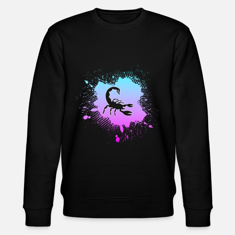 Skorpion - Stanley/Stella Unisex Bio-Sweatshirt CHANGER  - Schwarz