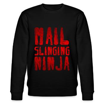 Mail Slinging Ninja 3 - Sweat bio CHANGER Stanley/Stella Unisexe - noir - Devant - Nik (191cm) & Marisol (170cm)