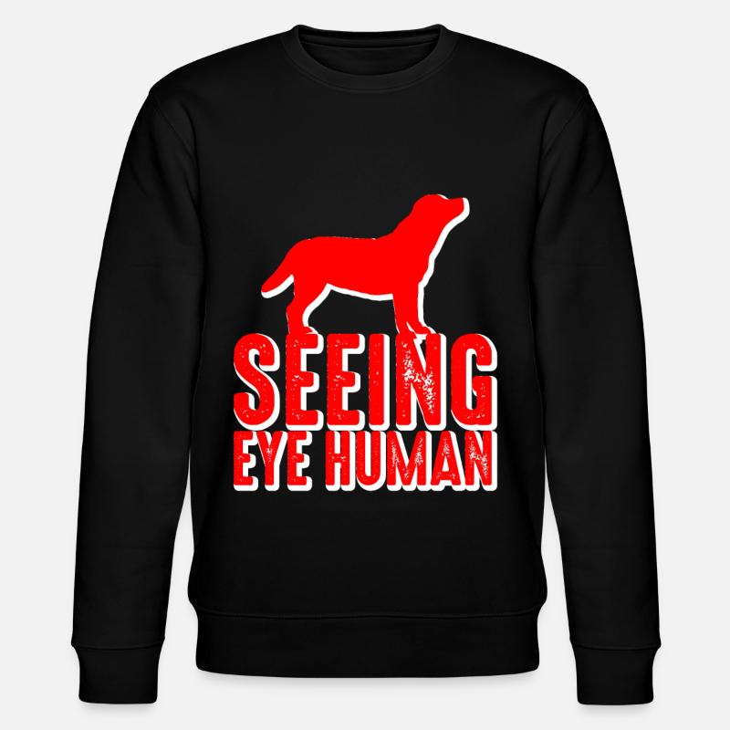 Seeing Eye Human 26 - Stanley/Stella CHANGER Unisex Organic Sweatshirt - black