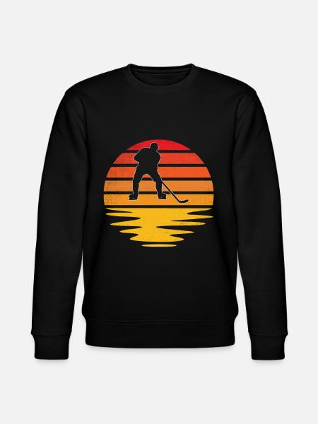Ice Hockey Retro - Stanley/Stella CHANGER Unisex Organic Sweatshirt - black