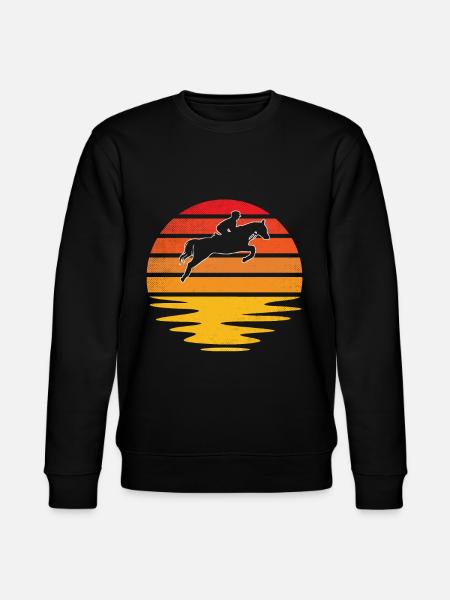 Chevaux Rétro - Sweat bio CHANGER Stanley/Stella Unisexe - noir