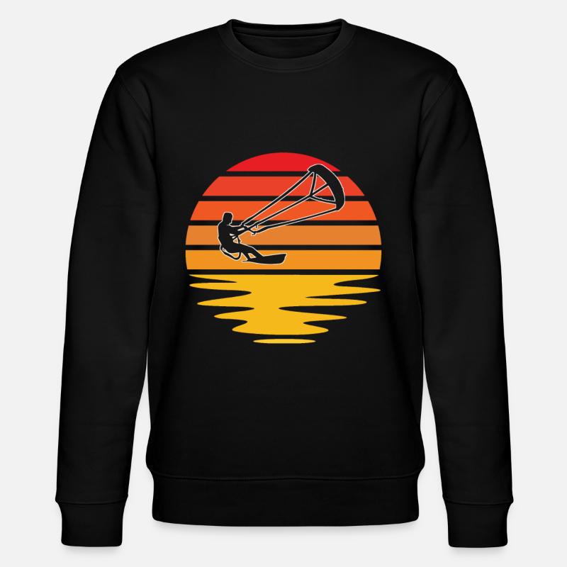 Kite Surf Rétro - Sweat bio CHANGER Stanley/Stella Unisexe - noir