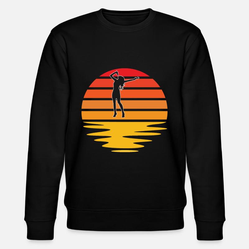 Singen Retro - Stanley/Stella Unisex Bio-Sweatshirt CHANGER  - Schwarz