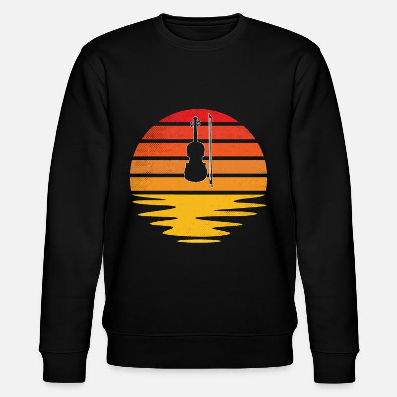 Violon Rétro - Sweat bio CHANGER Stanley/Stella Unisexe - noir