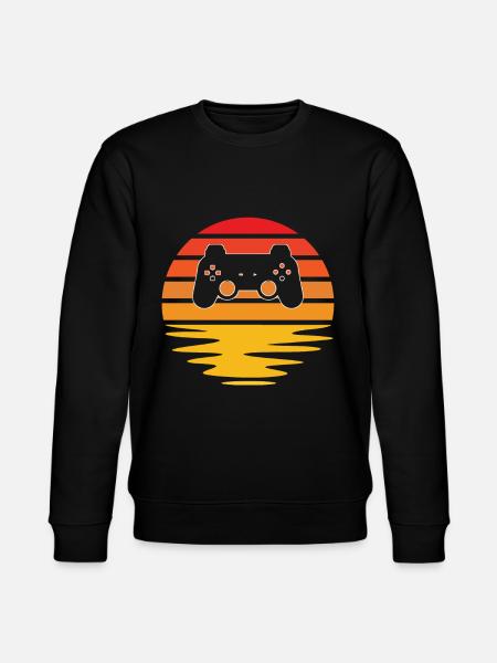 Gaming Retro - Stanley/Stella CHANGER Unisex Organic Sweatshirt - black