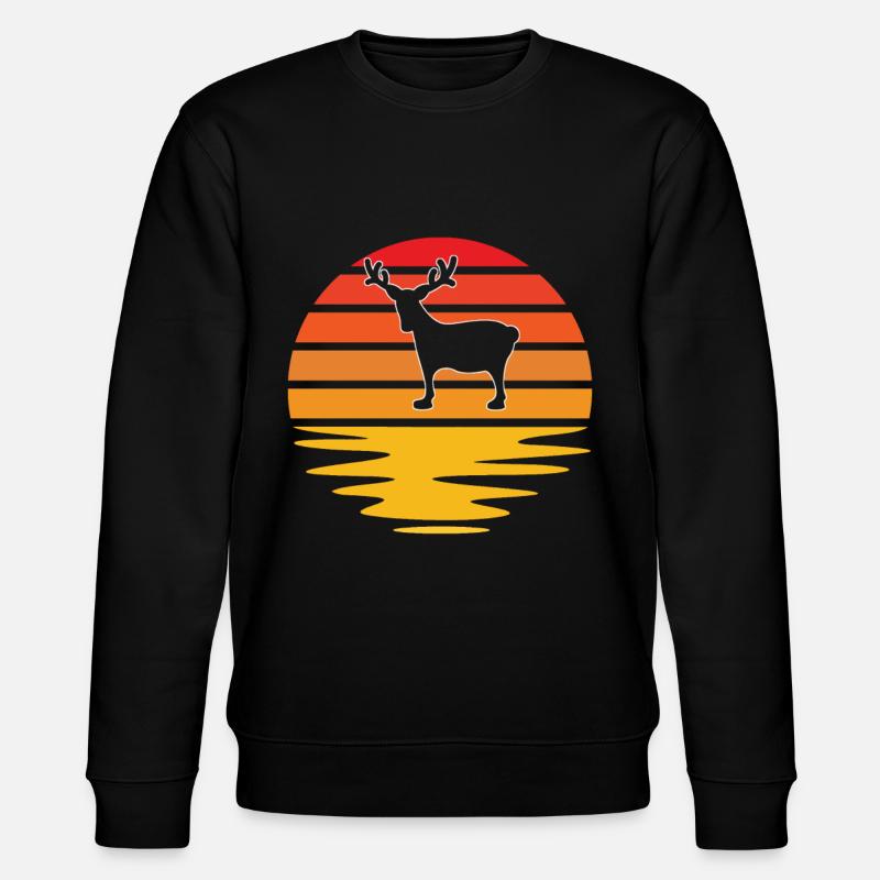 Moose Retro - Sweat bio CHANGER Stanley/Stella Unisexe - noir