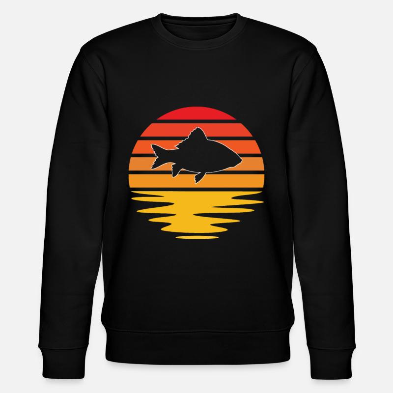 Poisson Rétro - Sweat bio CHANGER Stanley/Stella Unisexe - noir