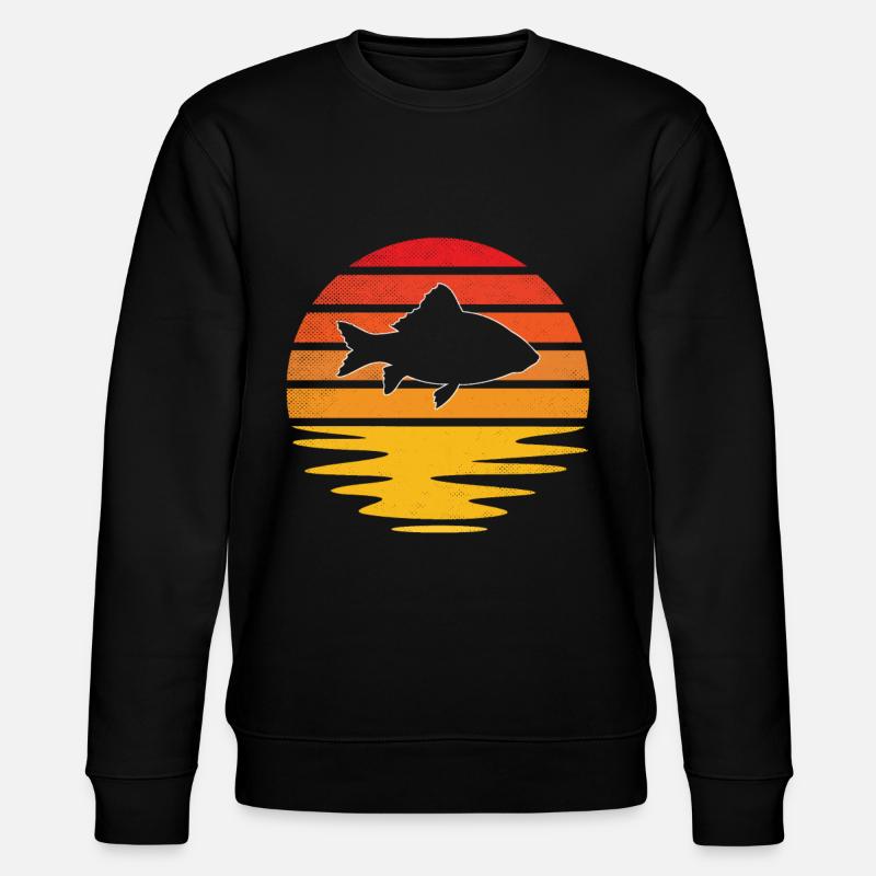 Poisson Rétro - Sweat bio CHANGER Stanley/Stella Unisexe - noir