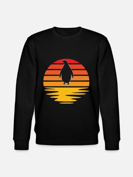 Pingouin Rétro - Sweat bio CHANGER Stanley/Stella Unisexe - noir