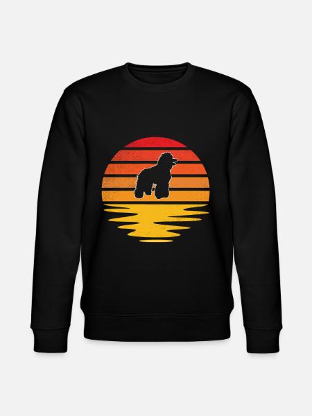 Caniche Rétro - Sweat bio CHANGER Stanley/Stella Unisexe - noir