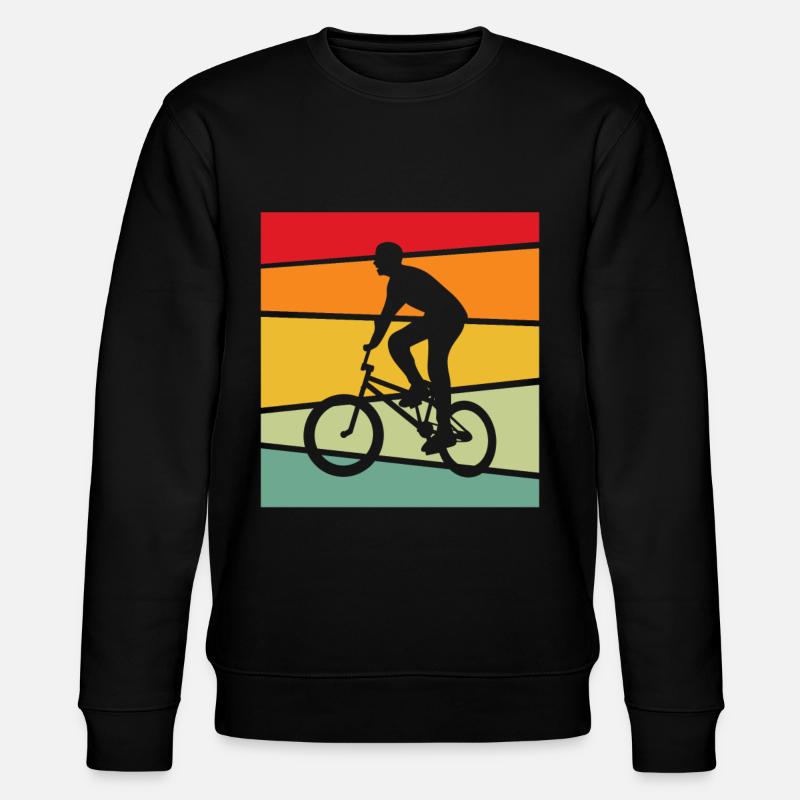 BMX Retro - Stanley/Stella Unisex Bio-Sweatshirt CHANGER  - Schwarz