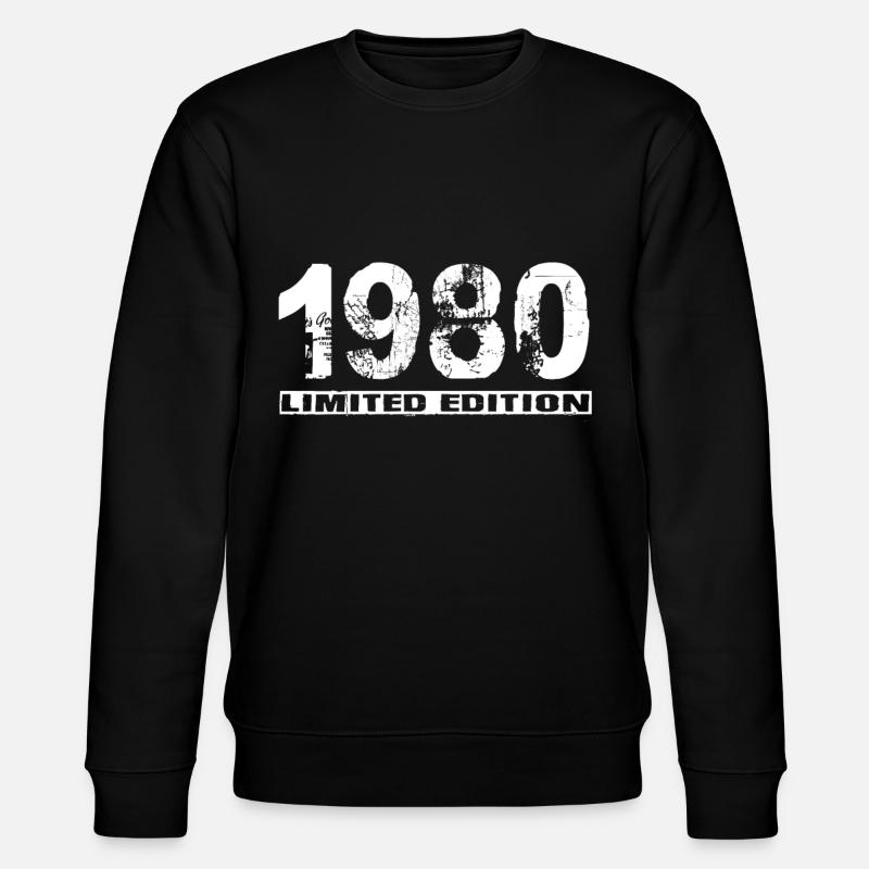 Édition limitée 1980 - Sweat bio CHANGER Stanley/Stella Unisexe - noir