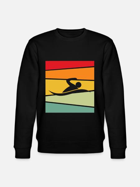 Natation Rétro - Sweat bio CHANGER Stanley/Stella Unisexe - noir