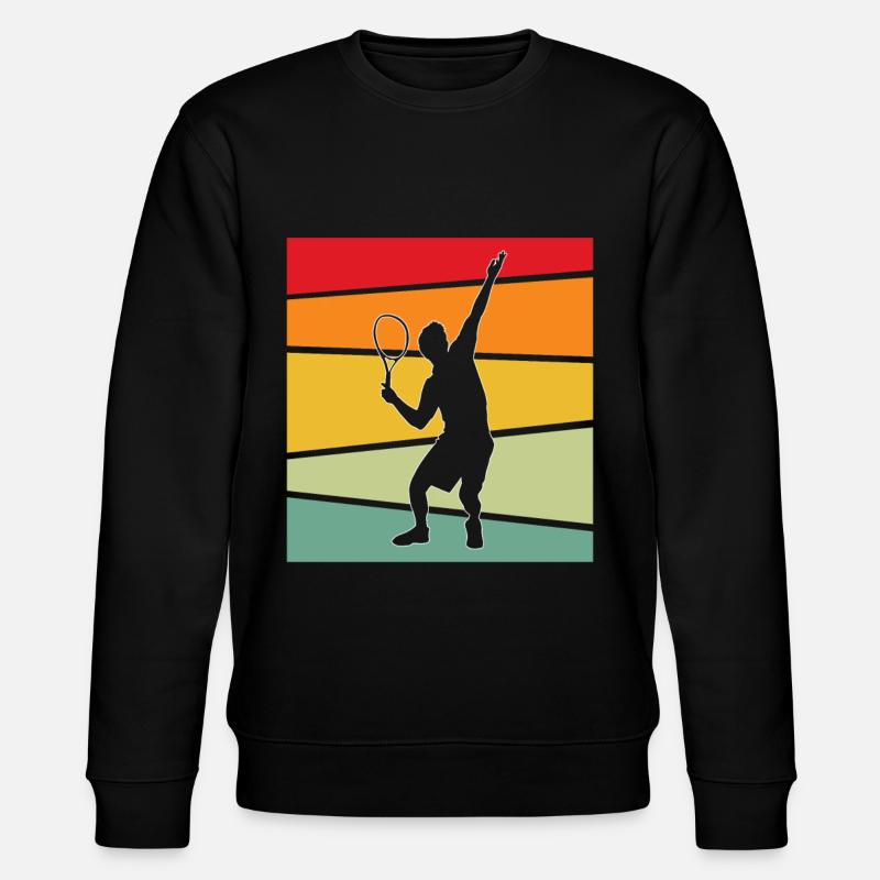 Tennis Rétro - Sweat bio CHANGER Stanley/Stella Unisexe - noir