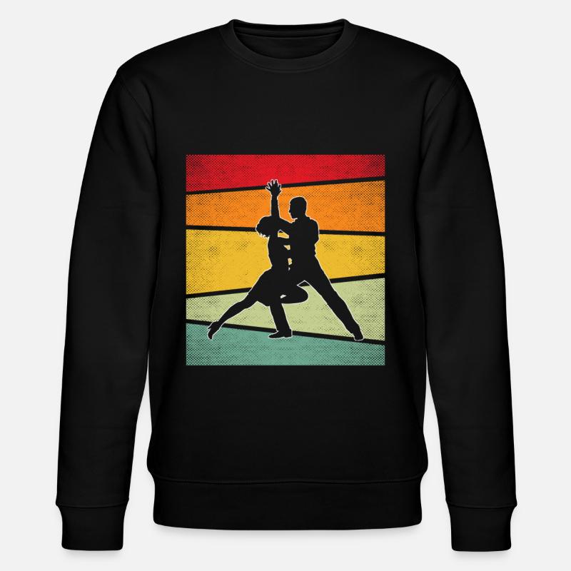 Dancing Retro - Stanley/Stella CHANGER Unisex Organic Sweatshirt - black